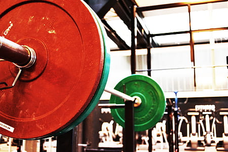 barbell on barbell rack thumbnail