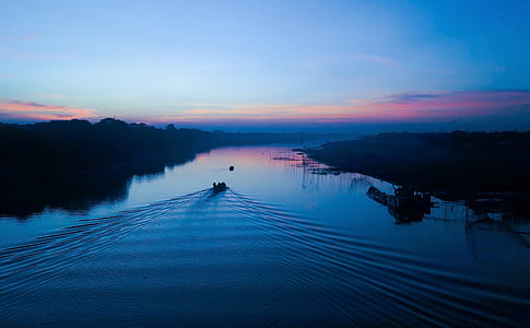 aerial view of body of water thumbnail