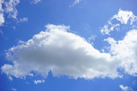 white cumulus clouds thumbnail