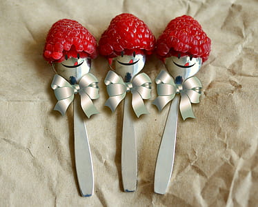 two stainless steel decorative spoons thumbnail
