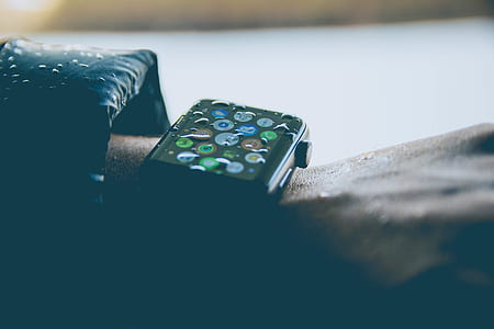 person wearing Apple watch thumbnail