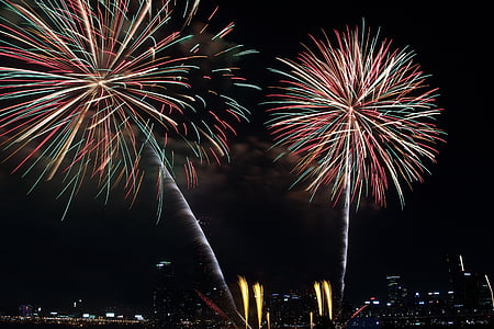 illustration of multicolored fireworks thumbnail