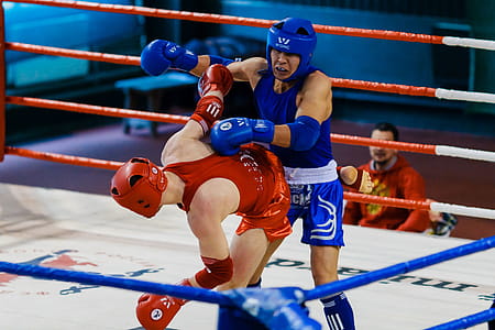 Two Fighters Doing Sparring Match thumbnail