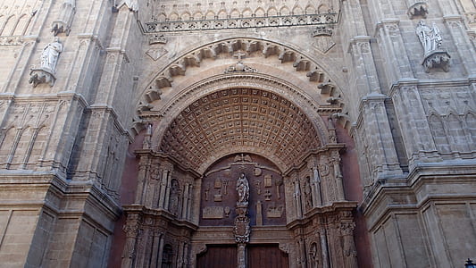 beige and red painted cathedral thumbnail