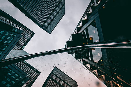 low angle photo of buildings thumbnail