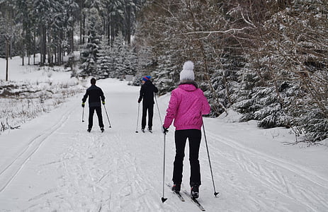 person skiing on snow terrain thumbnail