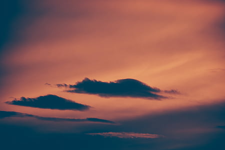 clouds on sky at golden hour thumbnail