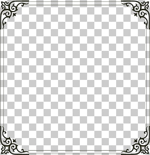 Frame Computer file, Simple border, square black frame PNG clipart