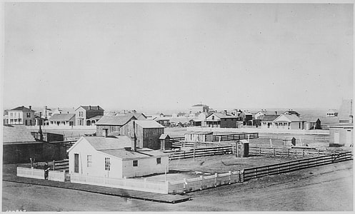Cheyenne Cityscape in 1876, Wyoming thumbnail