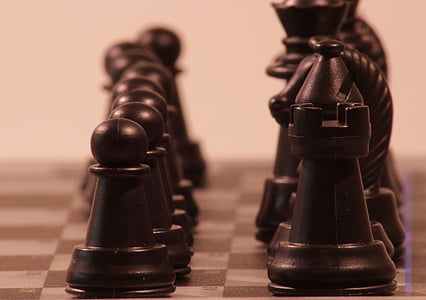 shallow focus photography of chess pieces thumbnail