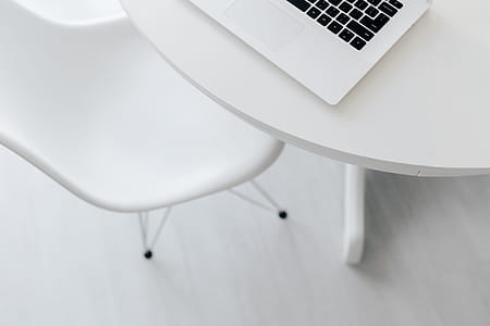 Workplace with laptop on table at home thumbnail