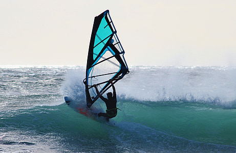 person kite board at daytime thumbnail
