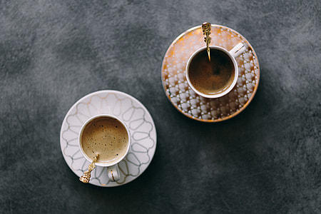 Coffee in the beautiful cups thumbnail