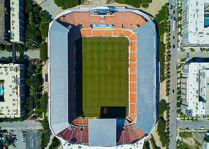 aerial view of soccer field thumbnail