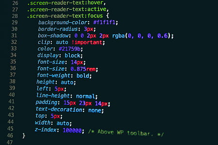 computer source code screengrab thumbnail