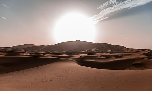 landscape photography of sand at daytime thumbnail