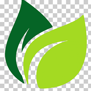 Leaf Logo, green leaves, green and teal leaf logo PNG clipart