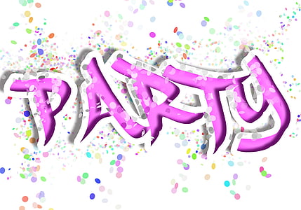 close-up photo of party text thumbnail