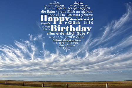 happy birthday in heart text thumbnail