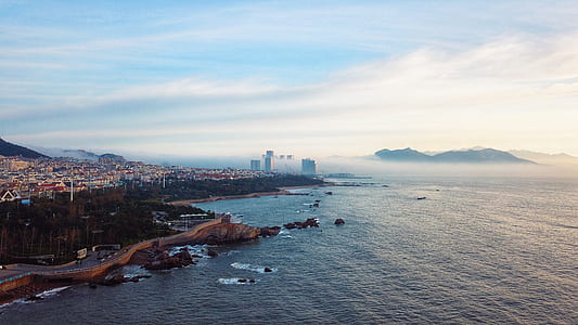 landscape photography of body of water thumbnail