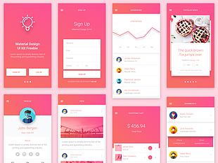 Matta - Small Material UI Kit sketch file sketch file