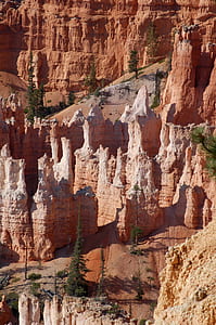photo of brown stones and green trees during daytime thumbnail