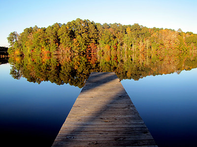 brown wooden dock on body of water thumbnail