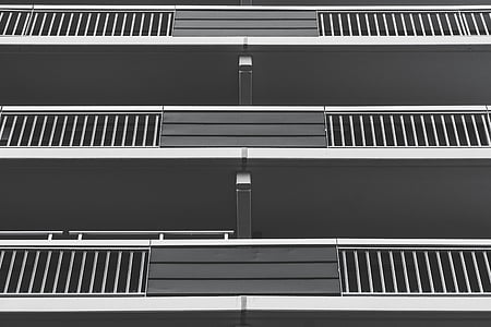 black and white painted building thumbnail