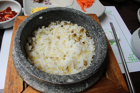 rice dish in gray bowl thumbnail