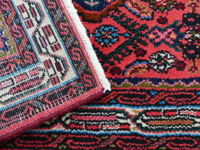 carpet, red, tying, silk, wool, carpet weaving center thumbnail