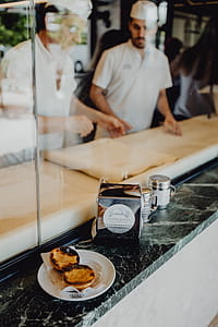 Pastel de nata in Lisbon at Manteigaria, Portugal thumbnail