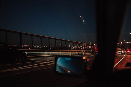 vehicle on road near other vehicles thumbnail