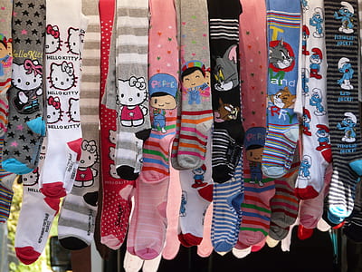 assorted-pair and color of socks thumbnail
