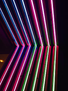 pink and blue LED light thumbnail