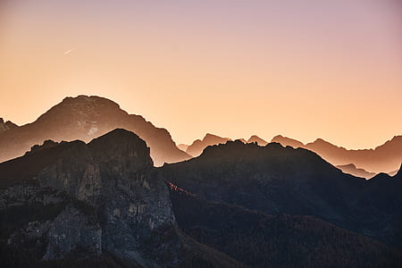 brown and black mountain ranges thumbnail