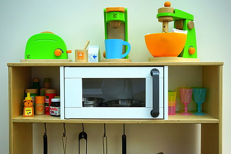 white microwave oven toy thumbnail