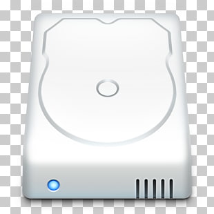 Technology electronics, Hard Drive, rectangular white cordless electronic device PNG clipart
