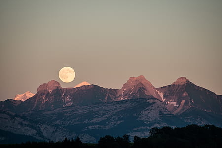 landscape photography of brown mountains thumbnail