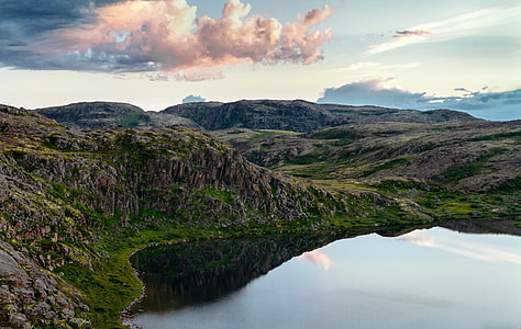 view of mountains and lake thumbnail