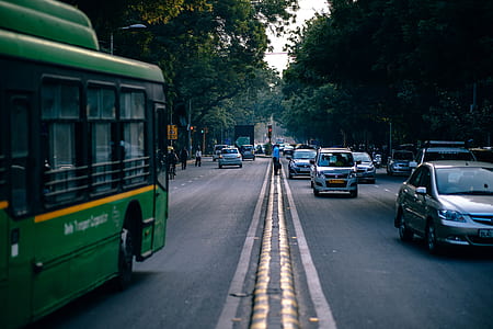 city, cars, crossing, road thumbnail