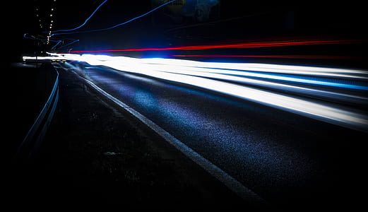light, city, cars, road thumbnail