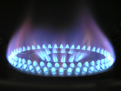 macro photography of turned on gas burner thumbnail