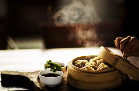 person open steamed dimsum dish thumbnail