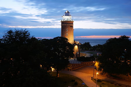 lighthouse near trees thumbnail