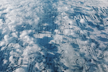 aerial photography of white clouds thumbnail