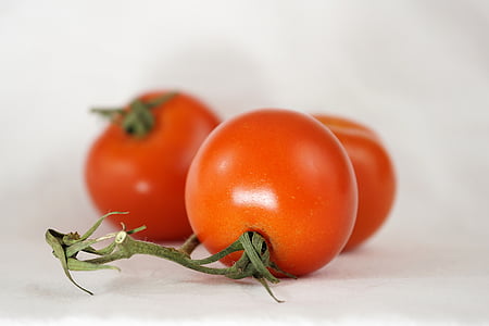 close-up photography of orange tomato fruits thumbnail