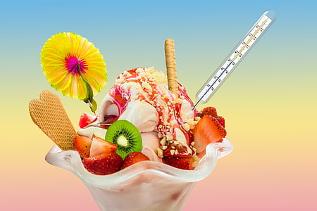 sundae with thermometer poster thumbnail