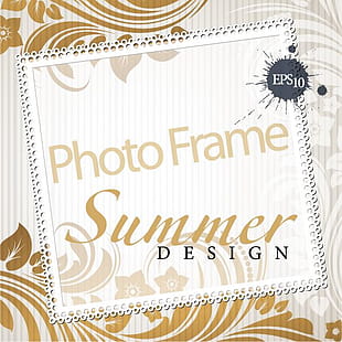 Elegant Pattern The Shading Decorative Box Text Design Vector