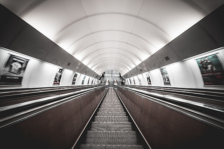 Symmetric Public Transport Network Underground Escalator thumbnail