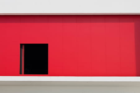 red and white painted wall thumbnail